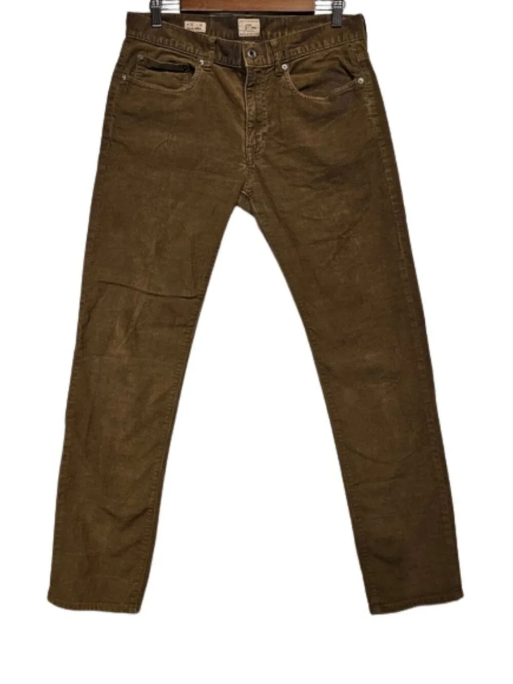 J.Crew 484 Slim Corduroy Pants W32 L32 Brown Men's Fall Preppy Dark Academia